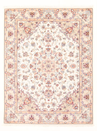 Täbriz - 50 Raj Teppich 147x200cm - Perserteppich - creme