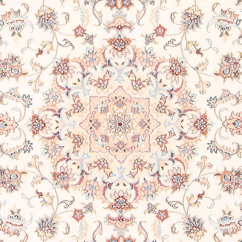 Täbriz - 50 Raj Teppich 147x200cm - Perserteppich - creme
