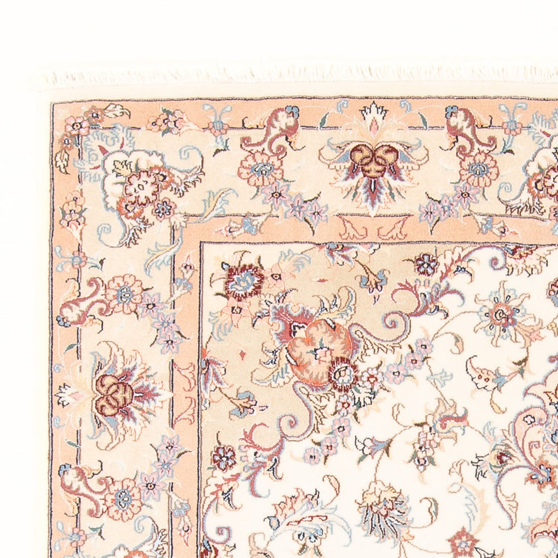 Täbriz - 50 Raj Teppich 147x200cm - Perserteppich - creme
