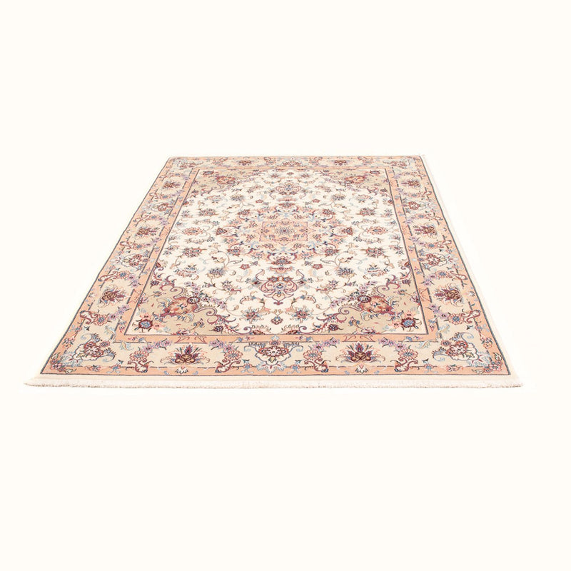 Täbriz - 50 Raj Teppich 147x200cm - Perserteppich - creme