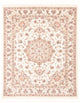 Täbriz - 50 Raj Teppich 152x197cm - Perserteppich - creme