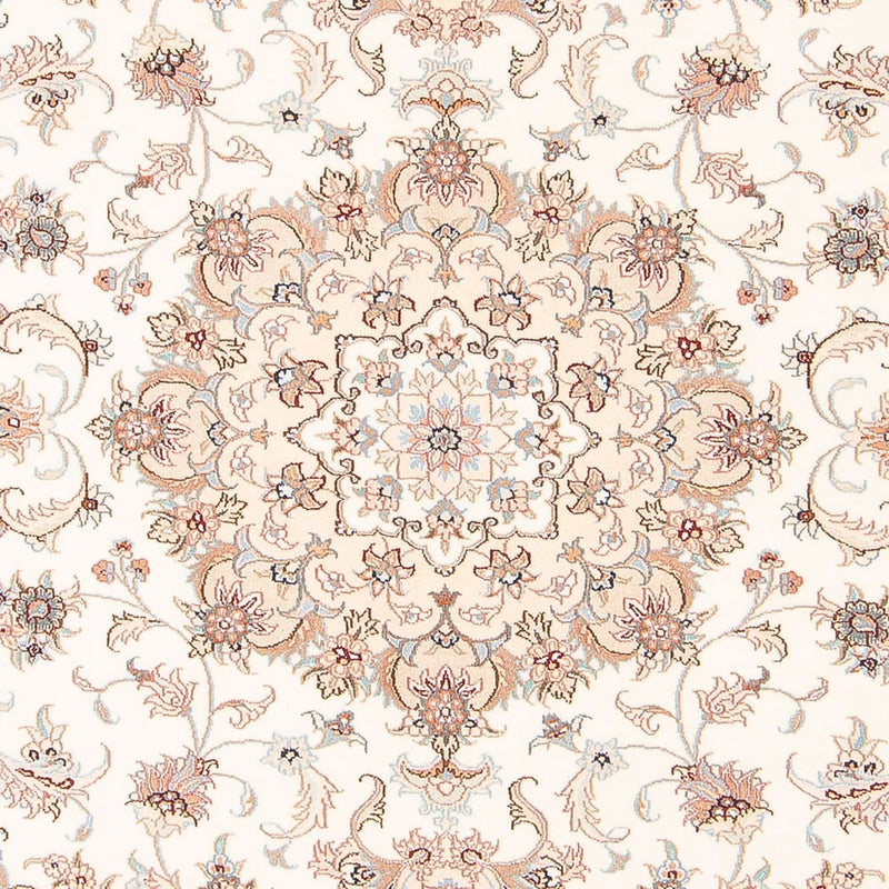Täbriz - 50 Raj Teppich 152x197cm - Perserteppich - creme