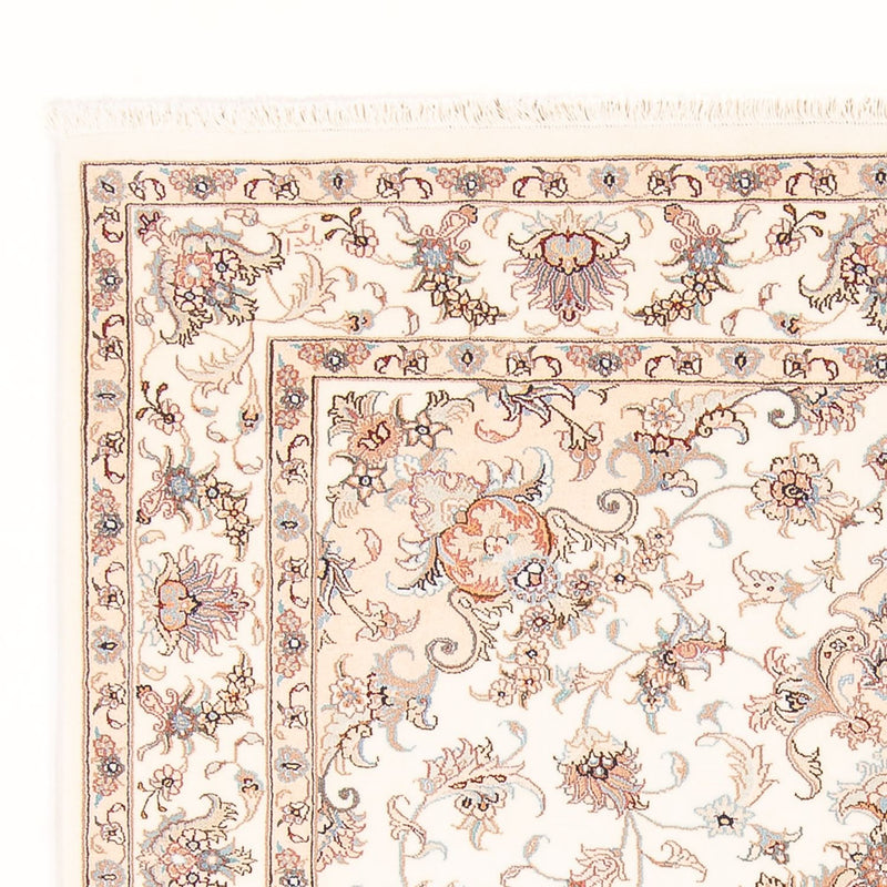 Täbriz - 50 Raj Teppich 152x197cm - Perserteppich - creme