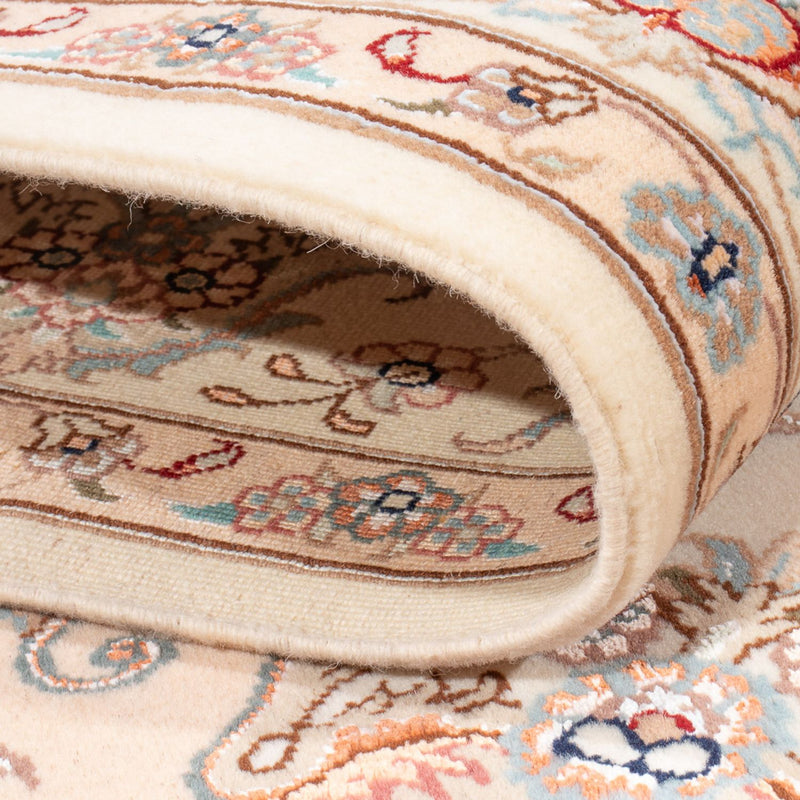 Täbriz - 50 Raj Teppich 152x197cm - Perserteppich - creme