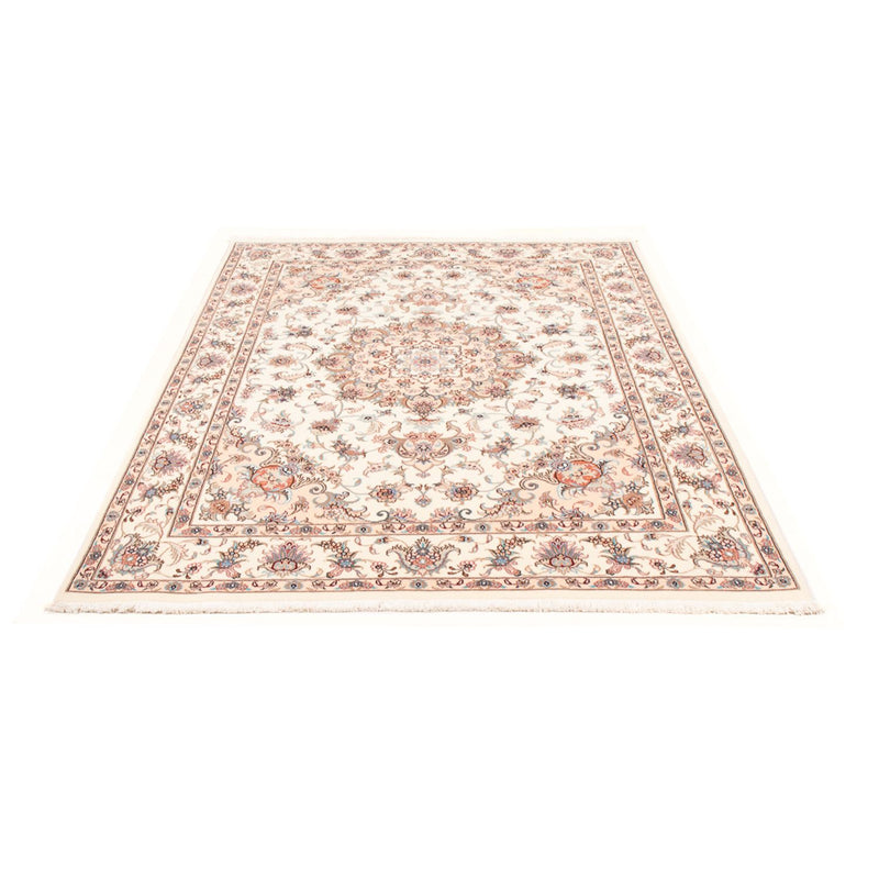 Täbriz - 50 Raj Teppich 152x197cm - Perserteppich - creme