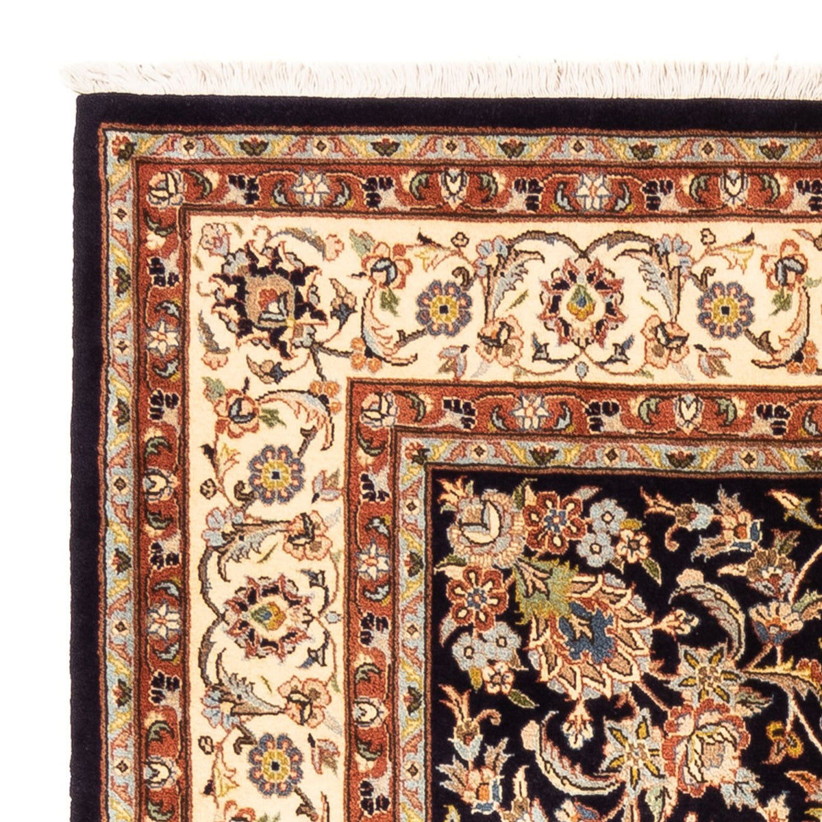 Maschad Teppich 196x217cm - Perserteppich - dunkelbeige