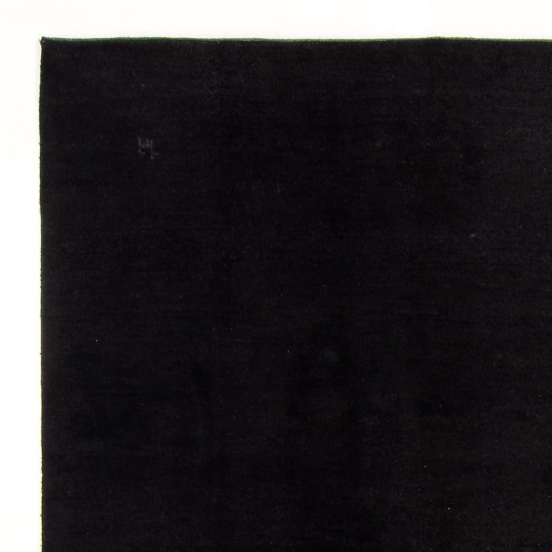 Gabbeh Persisch Teppich 201x291cm - Perserteppich Wollteppich - dunkelbraun