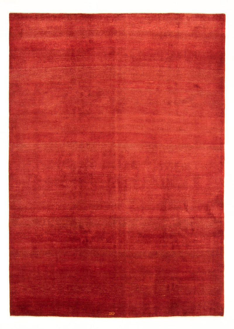Gabbeh Persisch Teppich 204x276cm - Perserteppich Wollteppich - rot