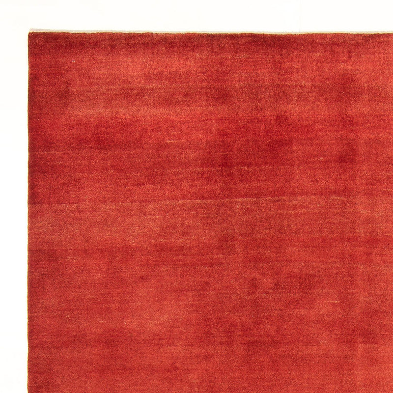 Gabbeh Persisch Teppich 204x276cm - Perserteppich Wollteppich - rot
