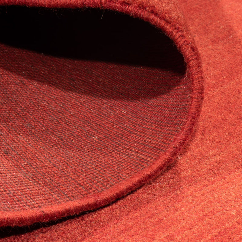 Gabbeh Persisch Teppich 204x276cm - Perserteppich Wollteppich - rot