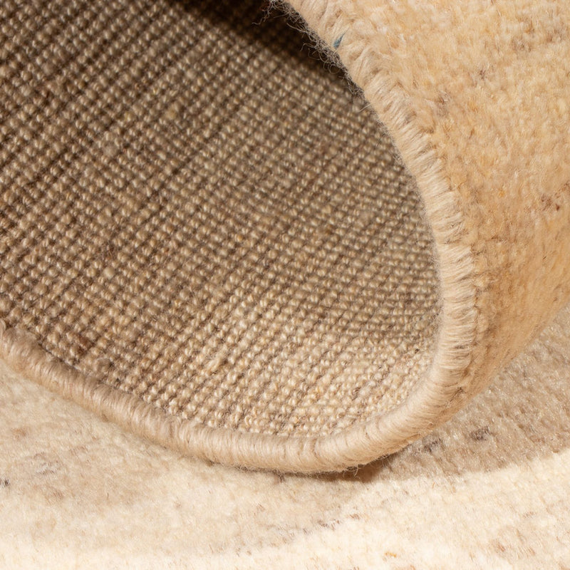 Gabbeh Persisch Teppich 82x171cm - Perserteppich Wollteppich - creme