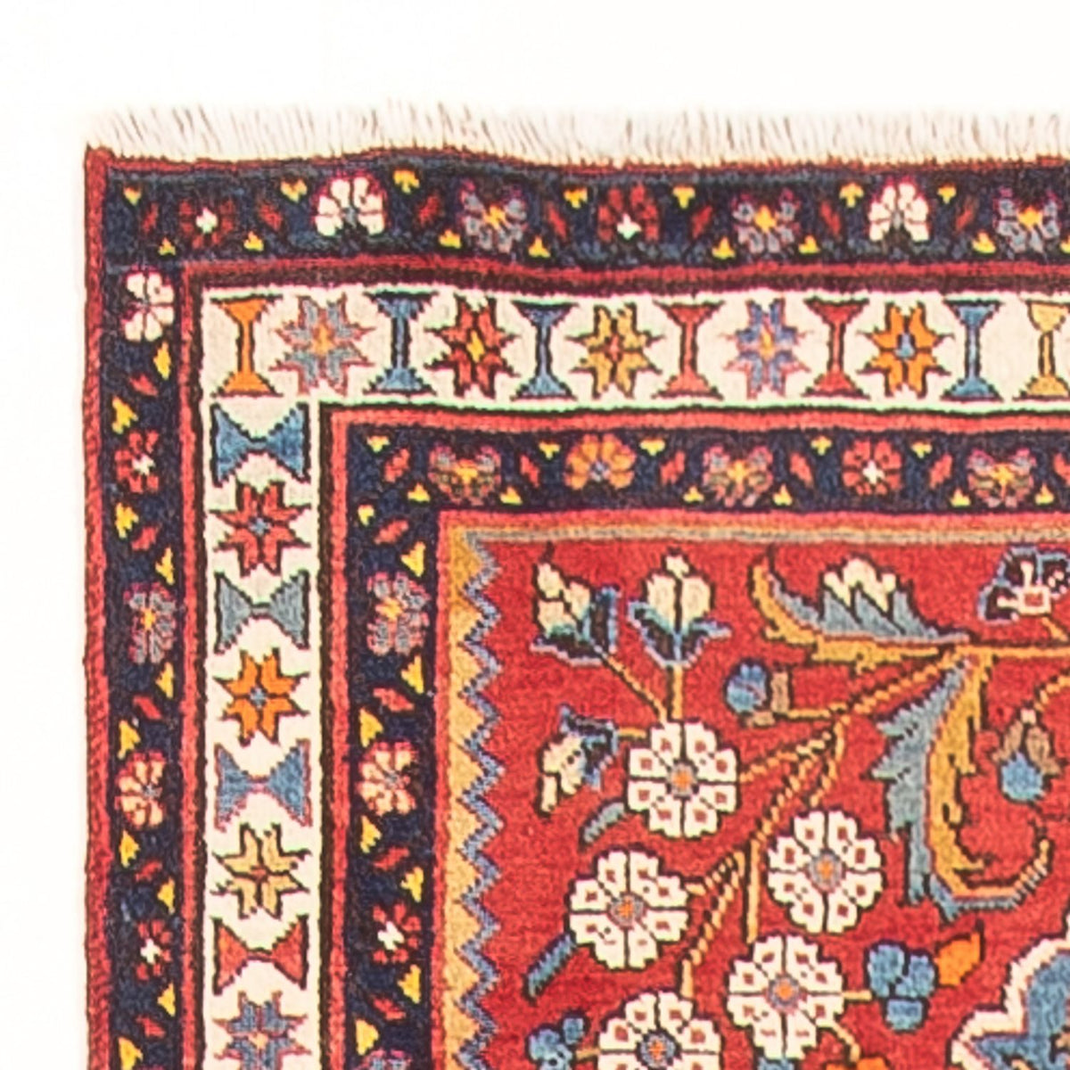 Hamadan Teppich 113x422cm - Perserteppich - creme