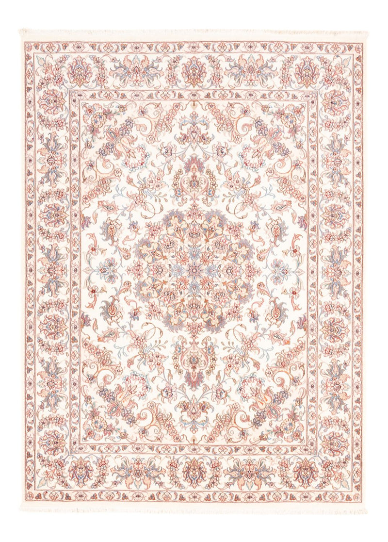 Täbriz Teppich 148x201cm - Perserteppich - creme