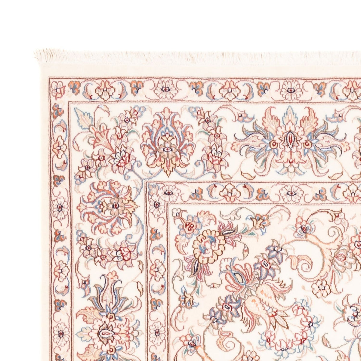 Täbriz Teppich 148x201cm - Perserteppich - creme