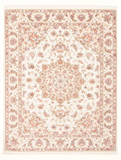 Täbriz - 50 Raj Teppich 149x200cm - Perserteppich - creme