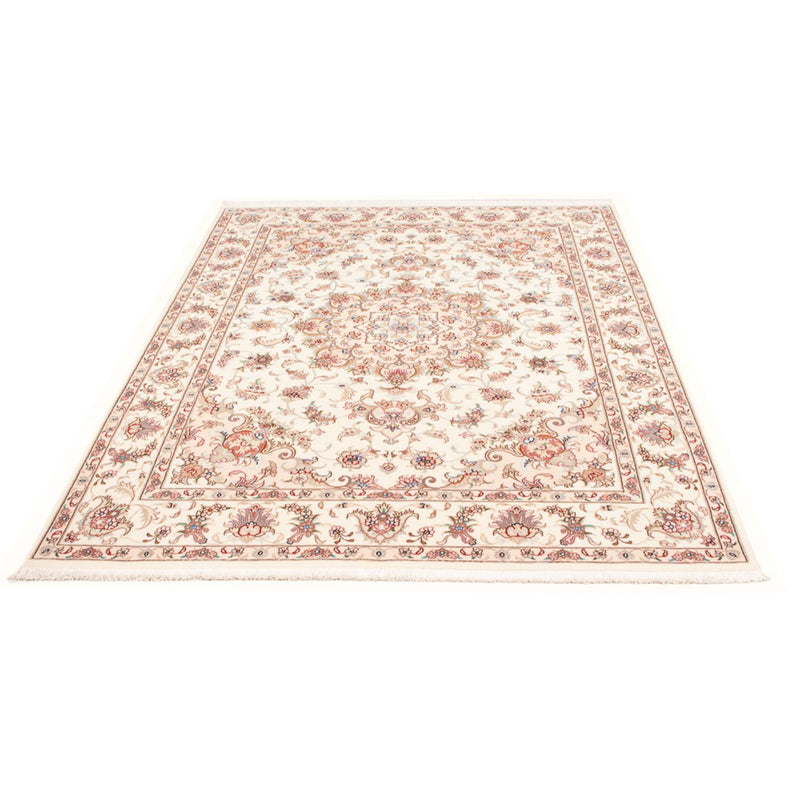 Täbriz - 50 Raj Teppich 149x200cm - Perserteppich - creme