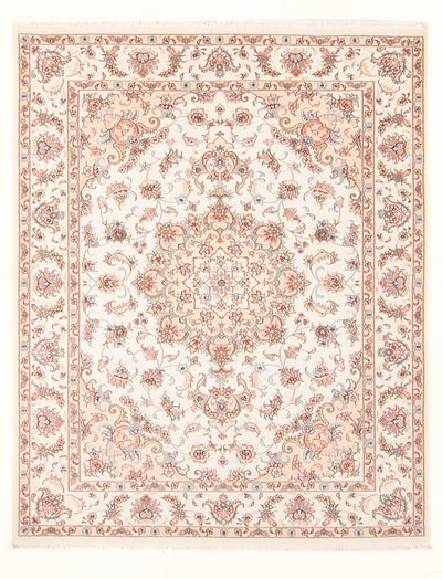 Täbriz - 50 Raj Teppich 150x198cm - Perserteppich - creme