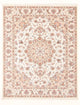 Täbriz - 50 Raj Teppich 150x198cm - Perserteppich - creme