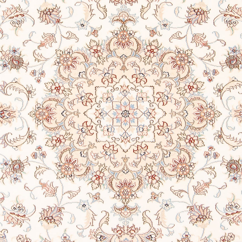 Täbriz - 50 Raj Teppich 150x198cm - Perserteppich - creme