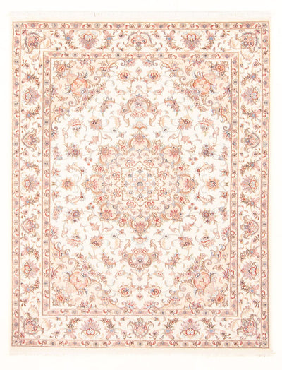 Täbriz - 50 Raj Teppich 148x194cm - Perserteppich - creme