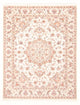 Täbriz - 50 Raj Teppich 148x194cm - Perserteppich - creme