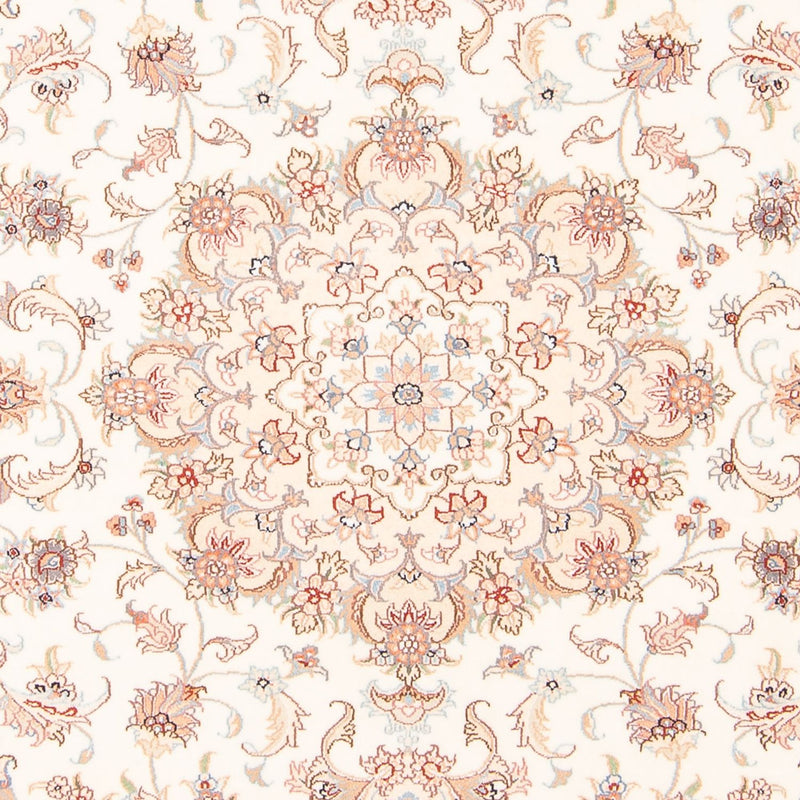 Täbriz - 50 Raj Teppich 148x194cm - Perserteppich - creme
