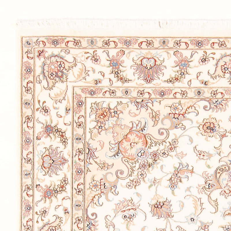 Täbriz - 50 Raj Teppich 148x194cm - Perserteppich - creme