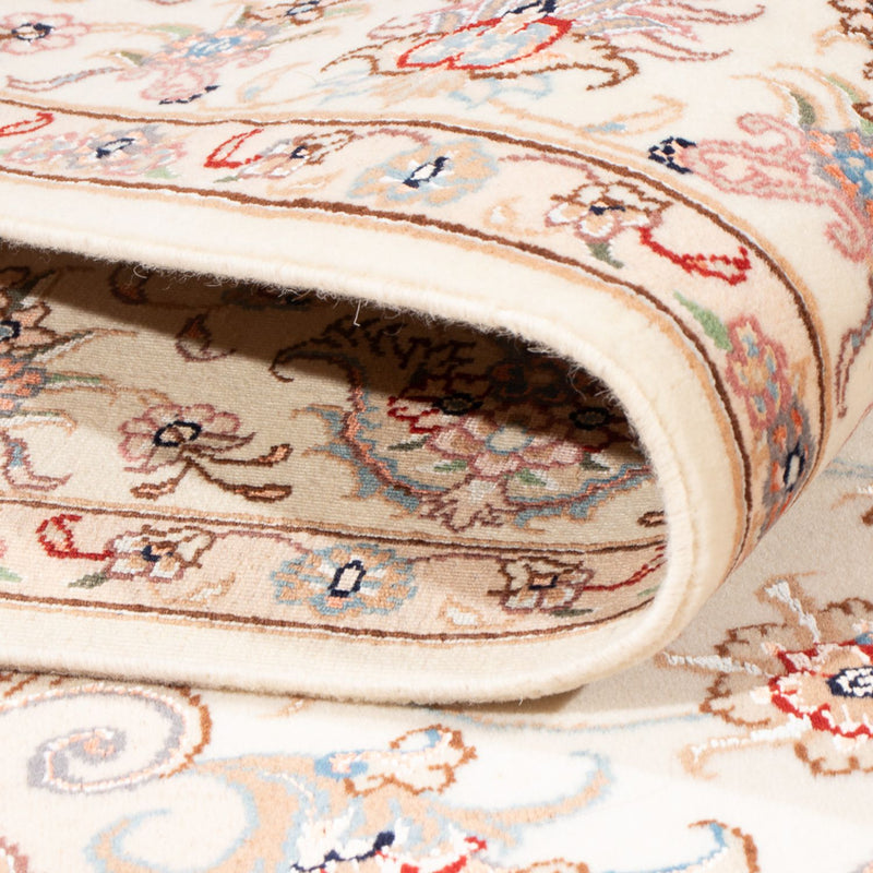 Täbriz - 50 Raj Teppich 148x194cm - Perserteppich - creme
