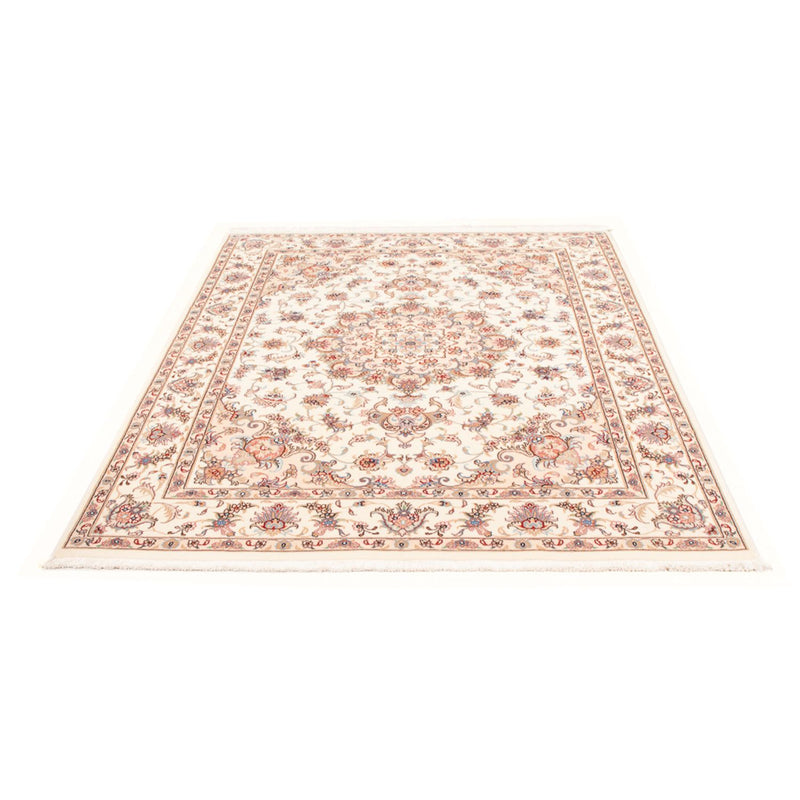 Täbriz - 50 Raj Teppich 148x194cm - Perserteppich - creme