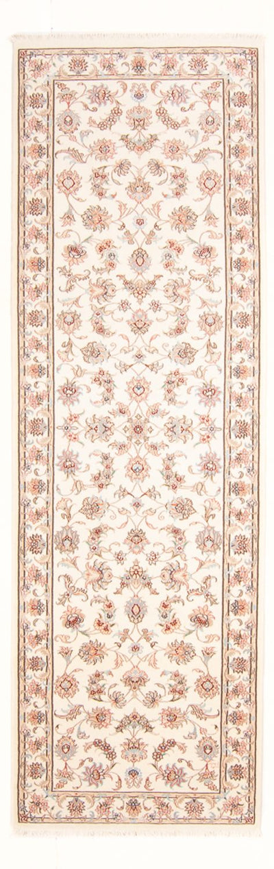 Täbriz - 50 Raj Teppich 89x294cm - Perserteppich - creme