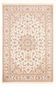 Täbriz - 50 Raj Teppich 197x302cm - Perserteppich - creme