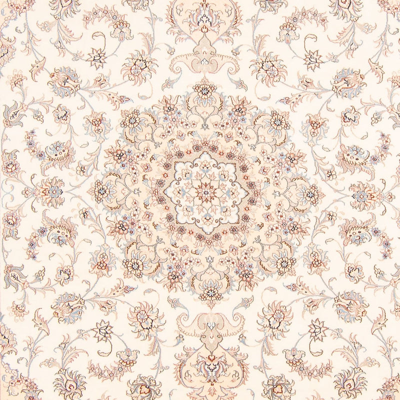 Täbriz - 50 Raj Teppich 197x302cm - Perserteppich - creme