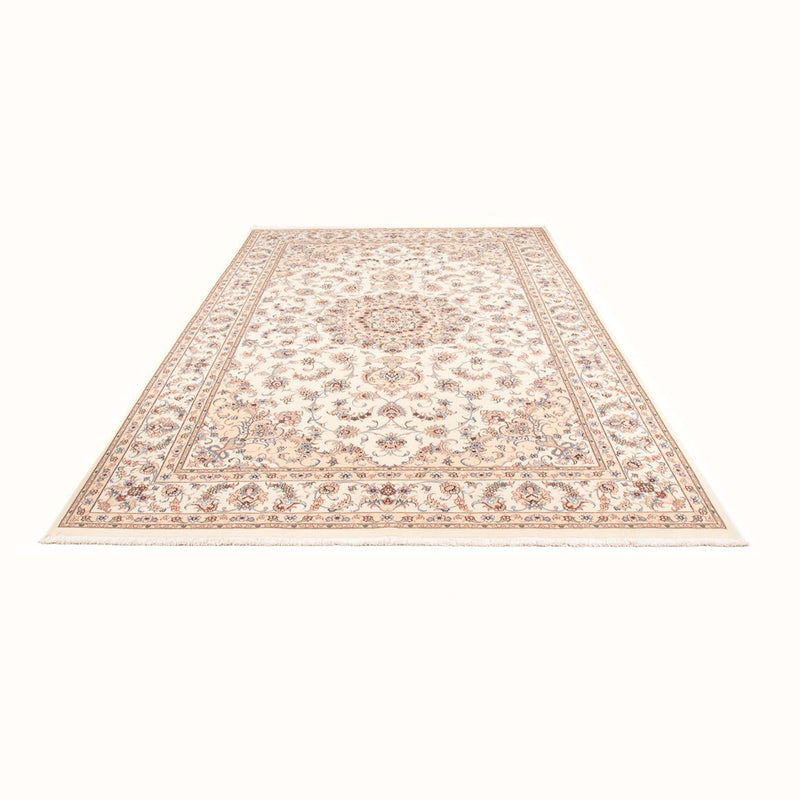 Täbriz - 50 Raj Teppich 197x302cm - Perserteppich - creme