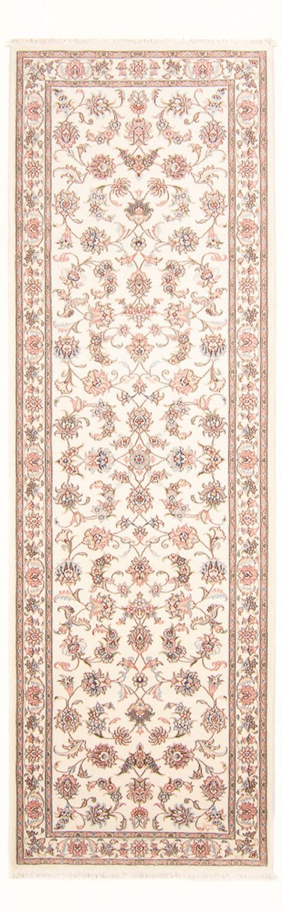 Täbriz - 50 Raj Teppich 91x298cm - Perserteppich - creme