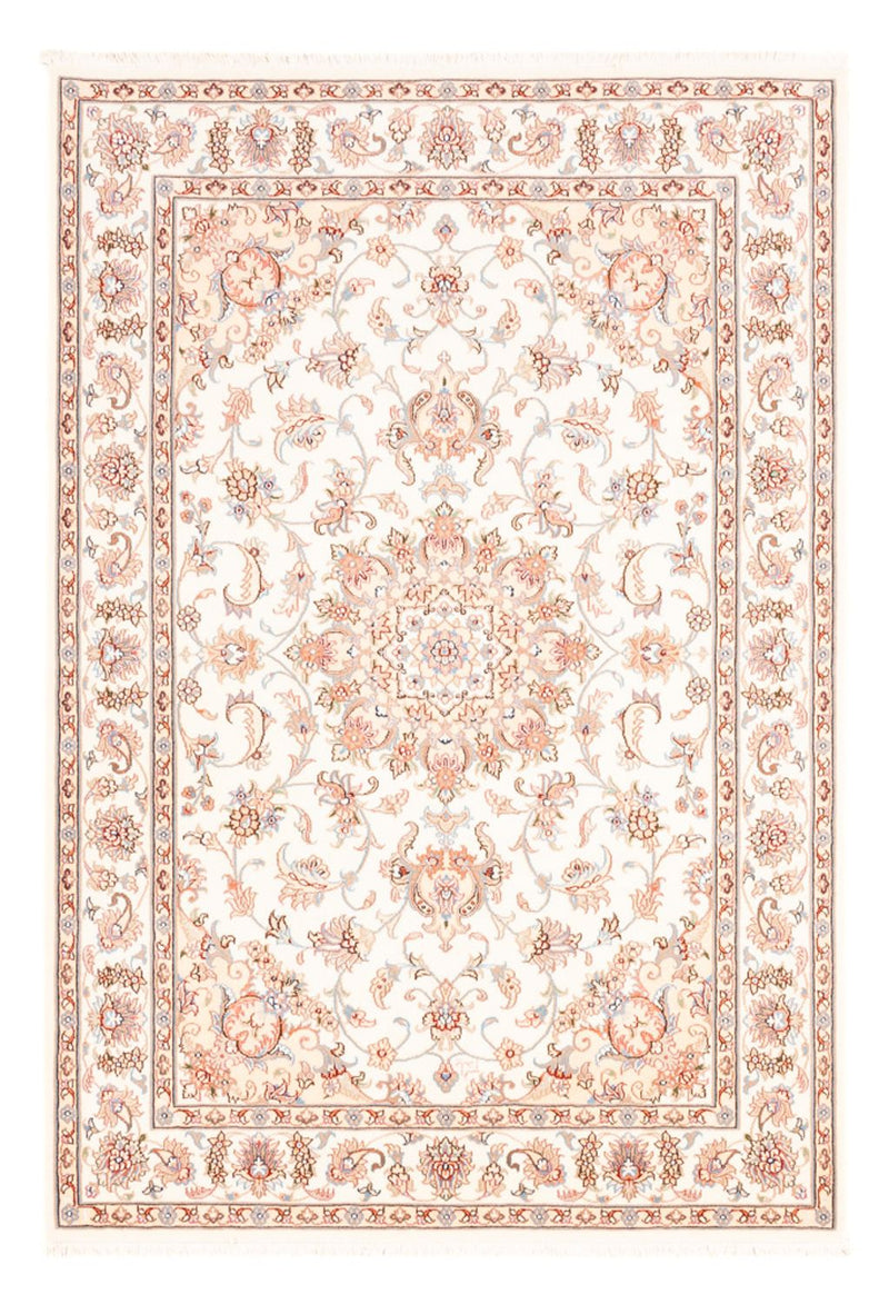 Täbriz Teppich 120x176cm - Perserteppich - creme