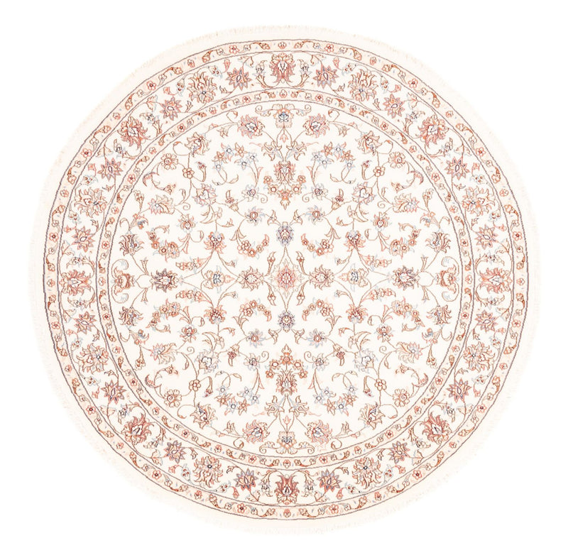 Täbriz Teppich 150x153cm - Perserteppich - creme