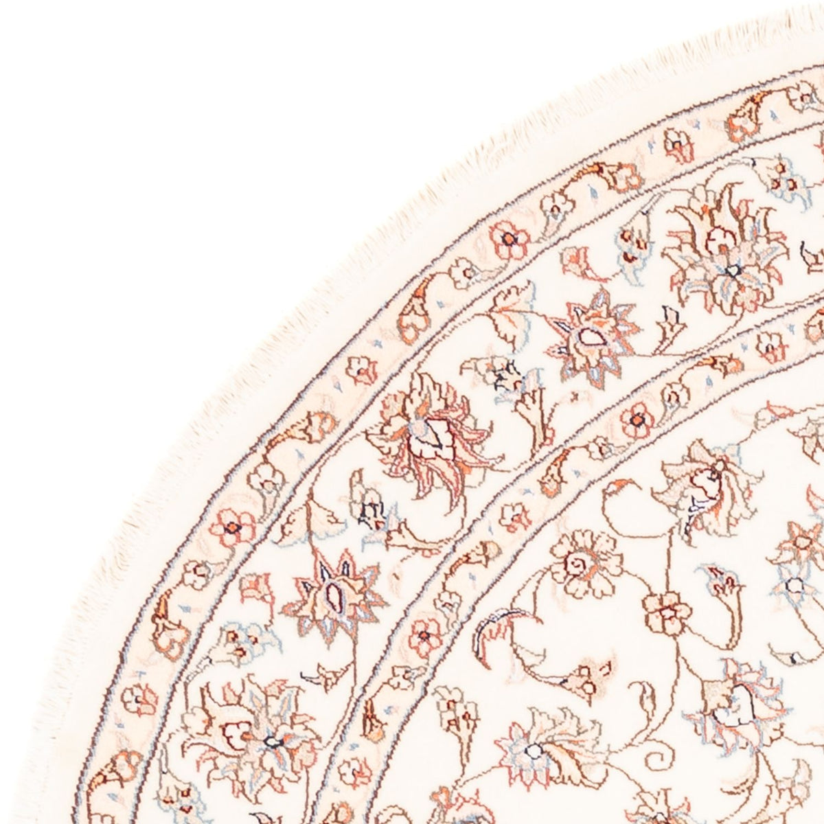Täbriz Teppich 150x153cm - Perserteppich - creme