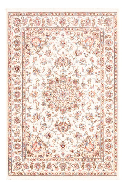 Täbriz Teppich 122x175cm - Perserteppich - creme