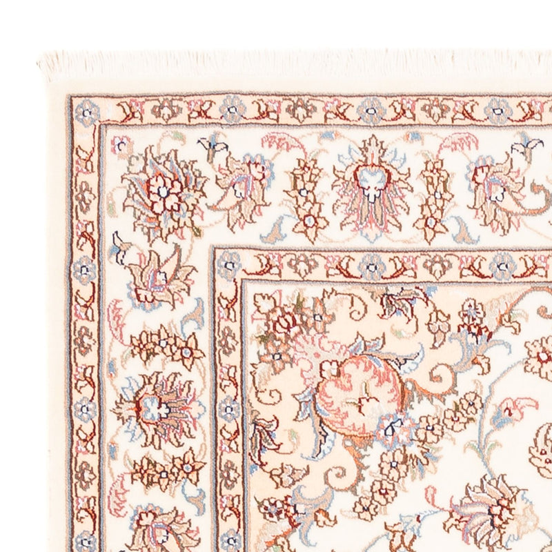 Täbriz Teppich 122x175cm - Perserteppich - creme
