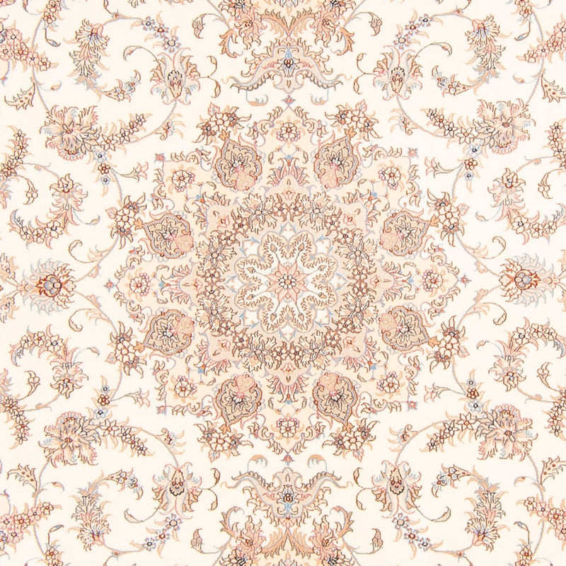 Täbriz - 50 Raj Teppich 195x297cm - Perserteppich - creme