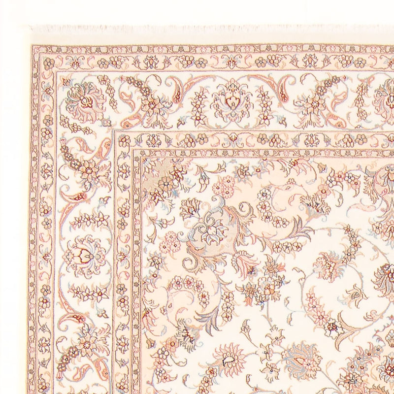 Täbriz - 50 Raj Teppich 195x297cm - Perserteppich - creme