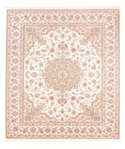 Täbriz - 50 Raj Teppich 198x252cm - Perserteppich - creme