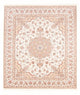 Täbriz - 50 Raj Teppich 198x252cm - Perserteppich - creme