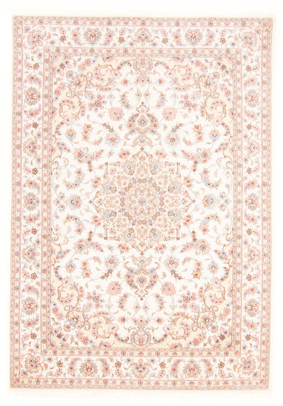 Täbriz - 50 Raj Teppich 167x234cm - Perserteppich - creme