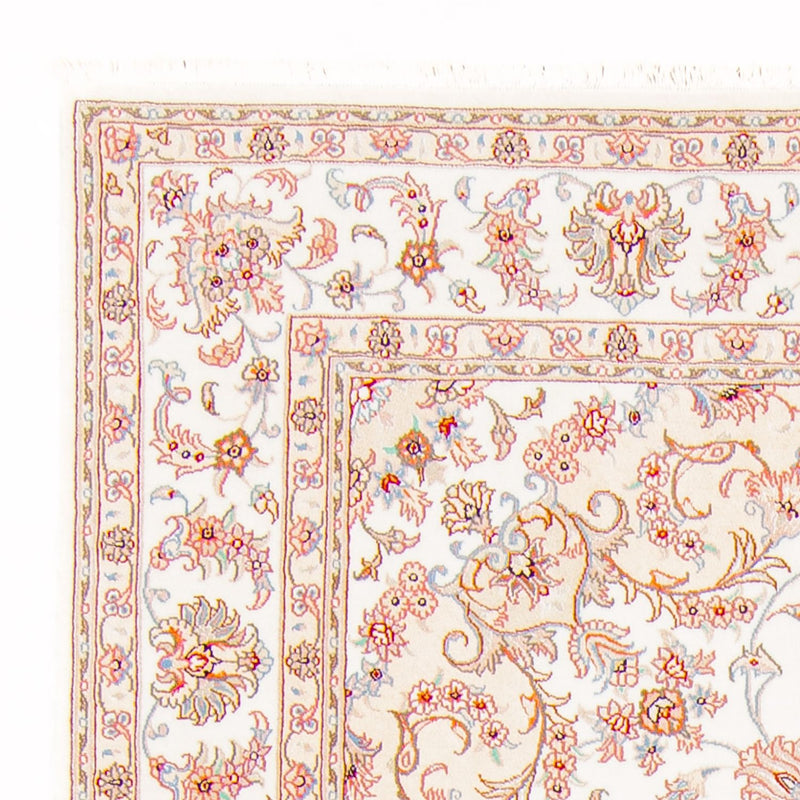 Täbriz - 50 Raj Teppich 167x234cm - Perserteppich - creme