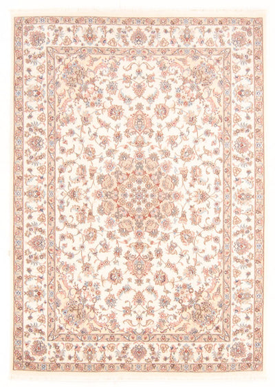Täbriz - 50 Raj Teppich 166x230cm - Perserteppich - creme