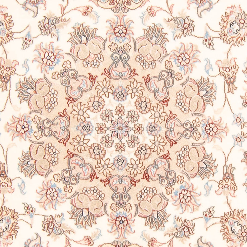 Täbriz - 50 Raj Teppich 166x230cm - Perserteppich - creme