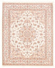 Täbriz - 50 Raj Teppich 197x257cm - Perserteppich - creme