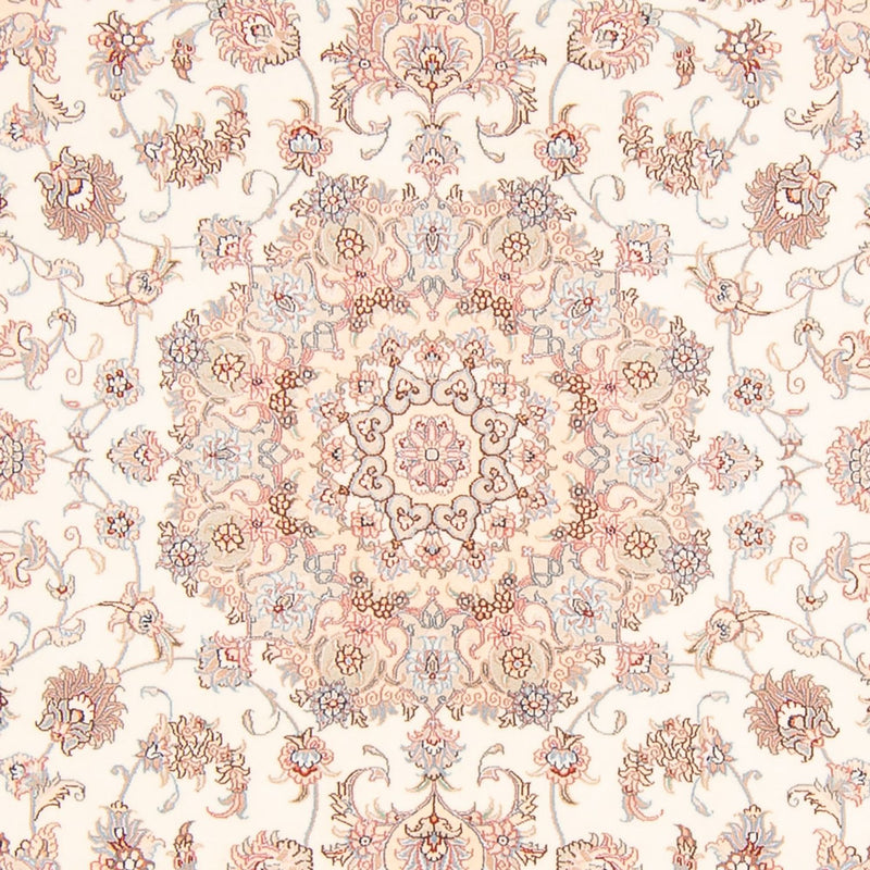 Täbriz - 50 Raj Teppich 197x257cm - Perserteppich - creme