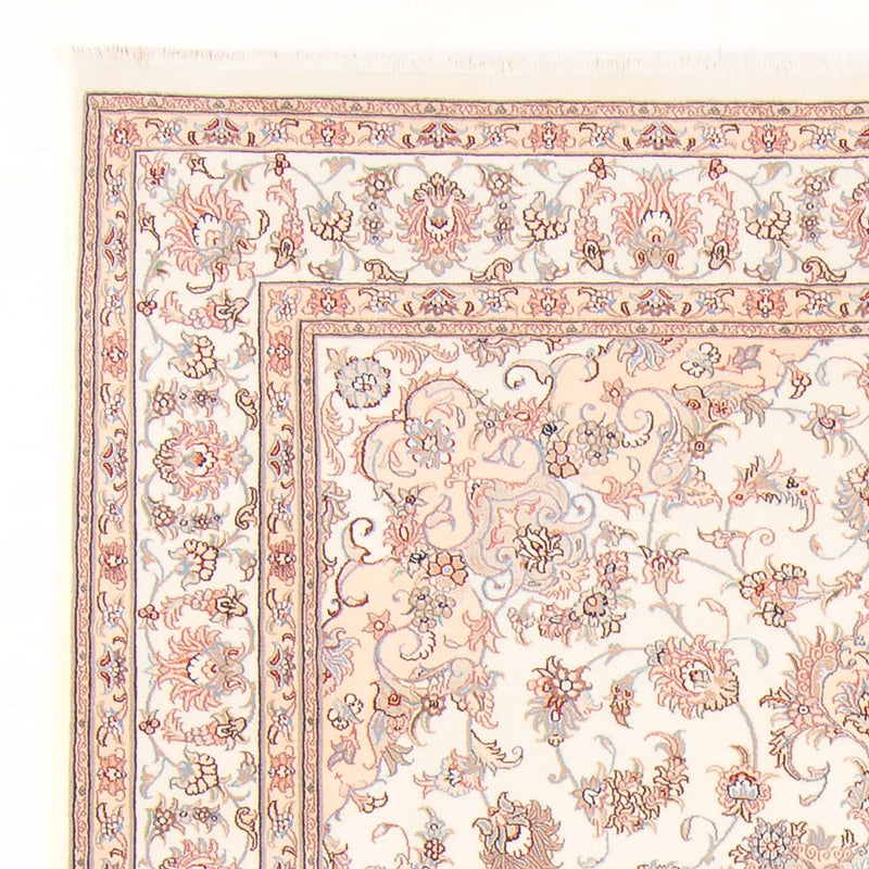 Täbriz - 50 Raj Teppich 197x257cm - Perserteppich - creme